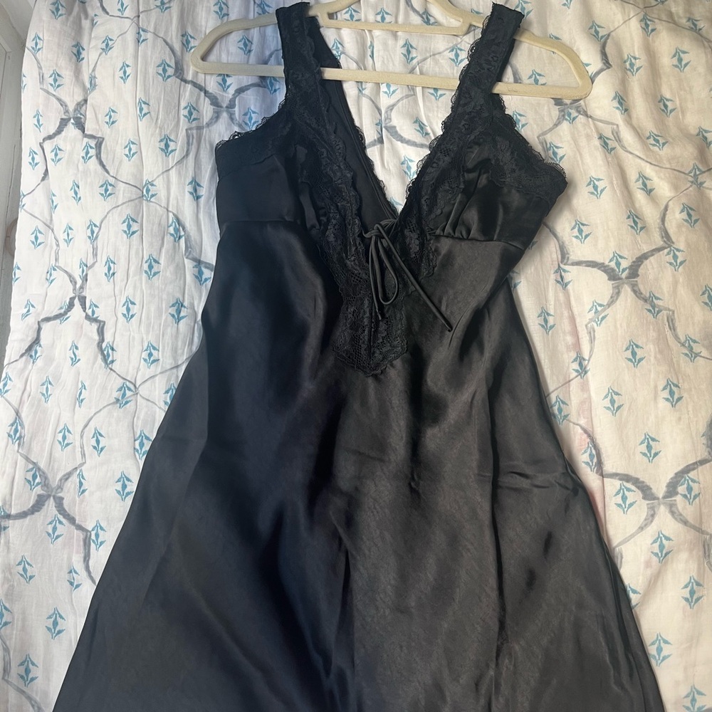 Princess Polly black lace slip dress. Worn once. Size 4 US